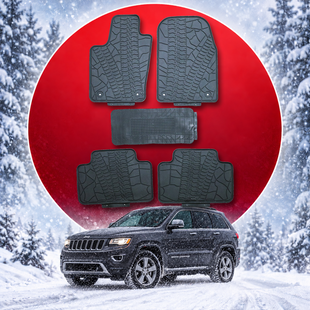 Jeep Grand Cherokee 2011-2021 Оригінальні килимки HAVOC гумові в салон повний комплект