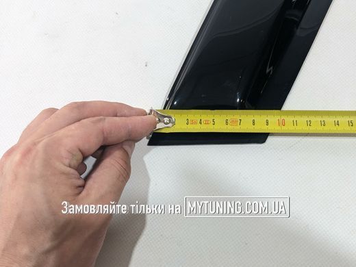 Дефлектори Havoc накладні Audi Q5 2008-2017 | Вітровики на скотчі QAuQ50817