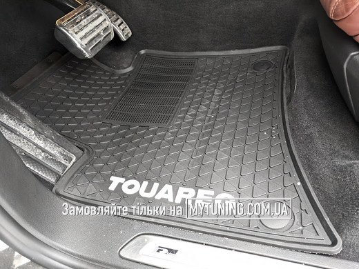 VW Touareg 2010 по 2018 Оригінальні килимки HAVOC гумові в салон повний комплект