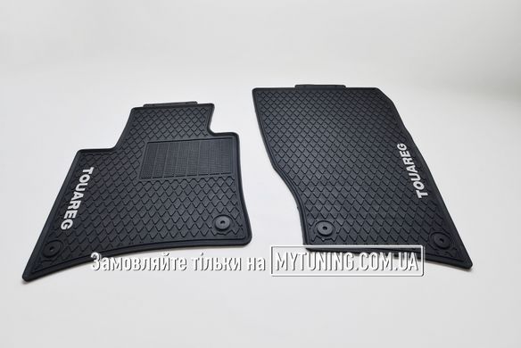 VW Touareg 2010 по 2018 Оригінальні килимки HAVOC гумові в салон повний комплект