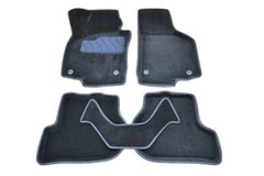 Коврики в салон 3D для Skoda Octavia (A5)/VW Golf V/VI/Jetta/Seat Leon 2004- /Черные 5шт 82170