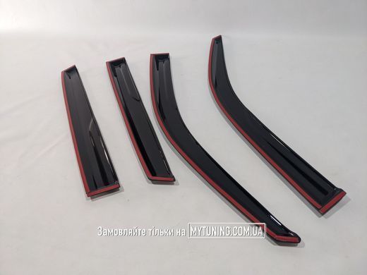 Дефлектори Havoc накладні Hyundai Tucson 2004-2010 | Вітровики на скотчі QHyT0410