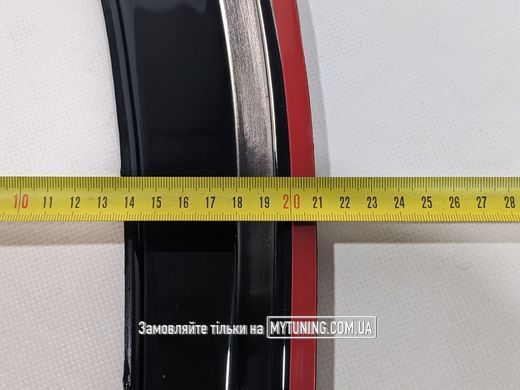 Дефлектори Havoc накладні Hyundai Tucson 2004-2010 | Вітровики на скотчі QHyT0410