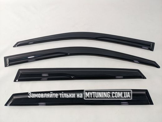 Дефлектори Havoc накладні Hyundai Tucson 2004-2010 | Вітровики на скотчі QHyT0410