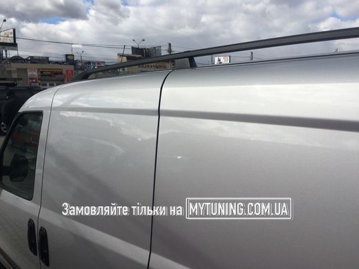 Рейлинги Fiat Doblo 2010- /коротк.база /Черный /Abs