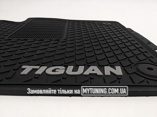 VW Tiguan з 2007 по 2016 Оригінальні килимки HAVOC гумові в салон with LOGO