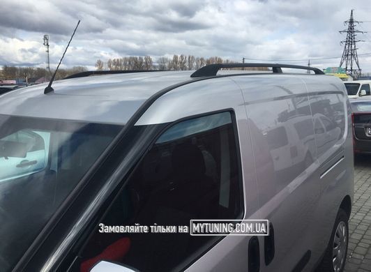 Рейлинги Fiat Doblo 2010- /коротк.база /Черный /Abs