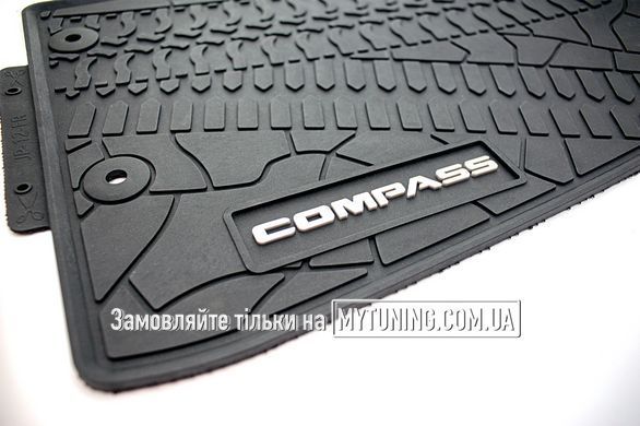 Jeep Compass 2016-2025 з LOGO та Кліпсами Оригінальні килимки HAVOC