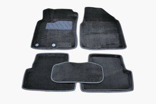 Коврики в салон 3D для Nissan Qashqai 2007-2014 /Черные 5шт 71690