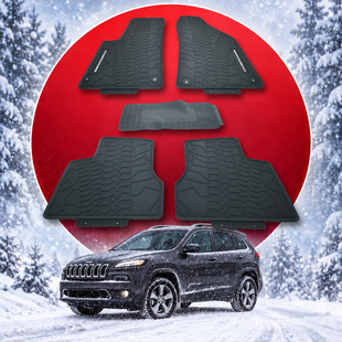Jeep Cherokee 2014-2023 Оригінальні килимки HAVOC гумові в салон