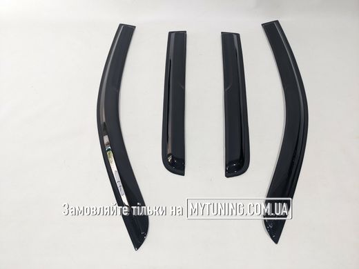 Дефлектори Havoc накладні Mitsubishi Outlander 2012-2021 | Вітровики на скотчі QMiO1221