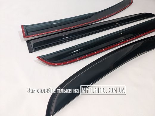 Дефлектори Havoc накладні Opel Zafira B 2005-2012 | Вітровики на скотчі DOPZB0512