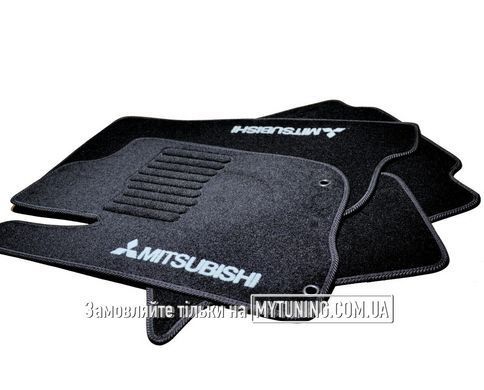 Коврики в салон ворсовые для Mitsubishi Pajero Sport (2008-2015) /Чёрные, кт. 5шт BLCCR1402