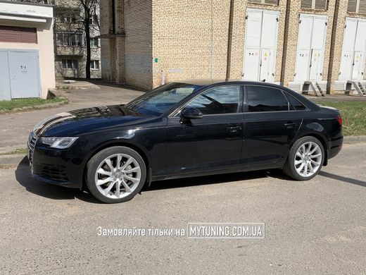 Брызговики Audi A4 B9 2016-2019 HAVOC полный комплект
