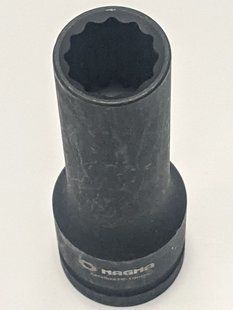 Головка ударна 3/4" 12-гран. довга 19 мм для супортів вантажних авто MG50476-19/MAGMA