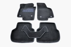 Коврики в салон 3D для Volkswagen Jetta 2011- /Черные 5шт 83713