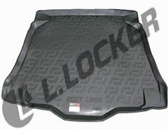 Коврик багажника на Моррис Гараж MG5 хэтчбек с 2012-> резино-пластиковый 124050100