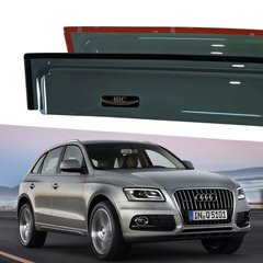 Дефлектори Hic накладні Audi Q5 2008-2017 | Вітровики на скотчі HIC AU07