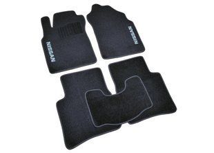 Коврики в салон ворсовые AVTM для Nissan Maxima A32/A33 (1994-2004) /Чёрные, 5шт BLCCR1411