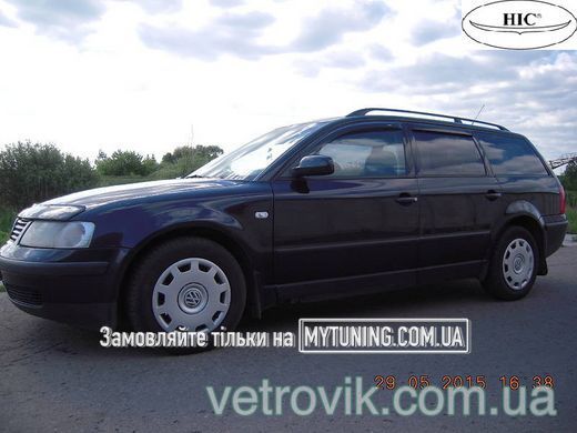 Дефлектори Hic накладні Volkswagen Passat B5 універсал 1996-2005 | Вітровики на скотчі HIC VW22