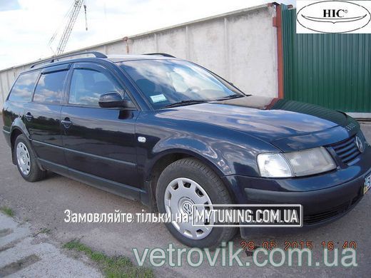 Дефлектори Hic накладні Volkswagen Passat B5 універсал 1996-2005 | Вітровики на скотчі HIC VW22