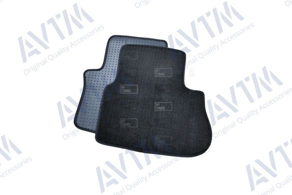 Коврики в салон ворсовые AVTM для Infiniti FX35/45 (2003-2008) /Чёрные Premium