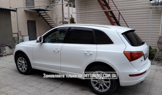 Дефлектори Hic накладні Audi Q5 2008-2017 | Вітровики на скотчі HIC AU07