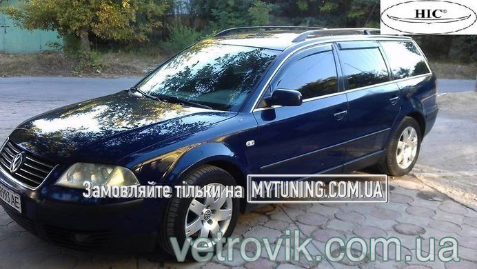Дефлектори Hic накладні Volkswagen Passat B5 універсал 1996-2005 | Вітровики на скотчі HIC VW22