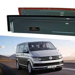 Дефлектори вікон Volkswagen T6 2015-2019 | Вітровики на скотчі HIC VW02-IJ_1