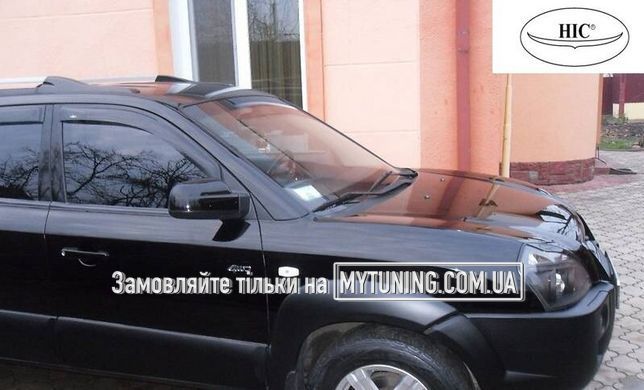 Дефлектори Hic накладні Hyundai Tucson 2004-2010 | Вітровики на скотчі HIC HY12