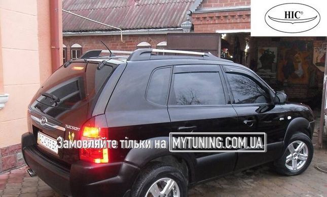 Дефлектори Hic накладні Hyundai Tucson 2004-2010 | Вітровики на скотчі HIC HY12