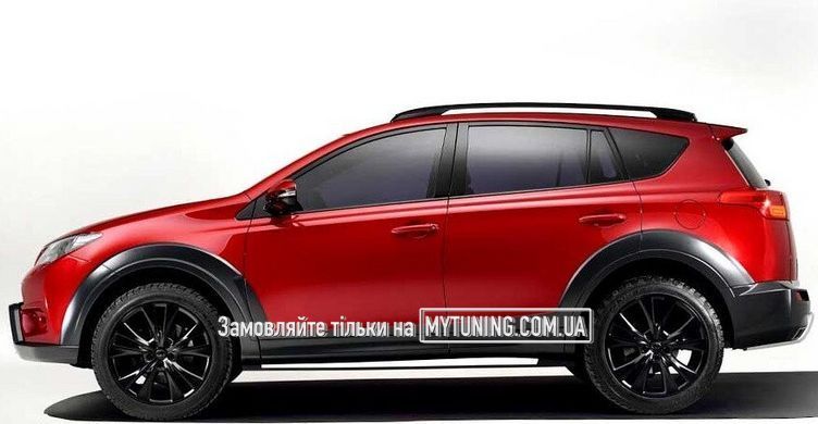 Рейлинги TOYOTA RAV 4 2013-,тип OEM,Черные