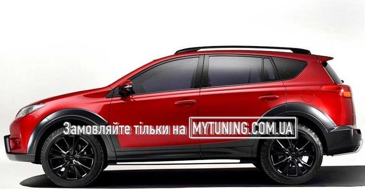 Рейлинги TOYOTA RAV 4 2013-,тип OEM,Черные