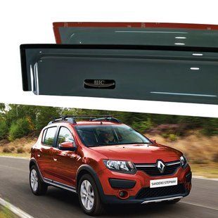 Дефлекторы Hic накладные Renault Sandero/Stepway 2012+ | Ветровики на скотче HIC REN36