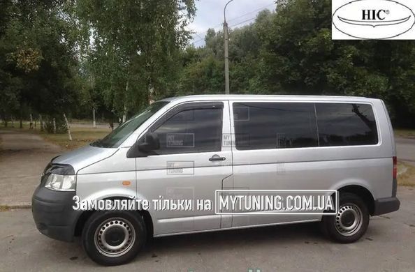 Дефлектори вікон Volkswagen T5 2010-2015 | Вітровики на скотчі HIC VW02-IJ_2