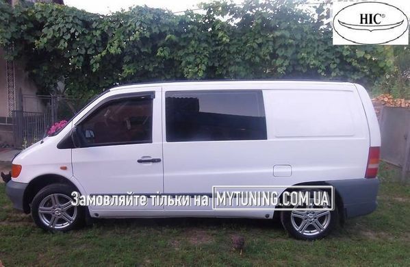 Дефлектори Hic накладні Mercedes Vito W638 1995-2003 | Вітровики на скотчі HIC MB09