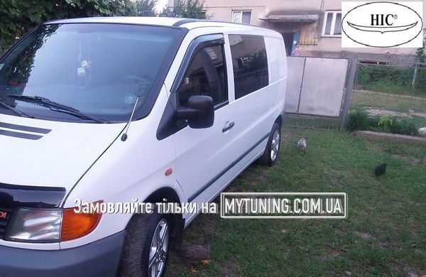 Дефлектори Hic накладні Mercedes Vito W638 1995-2003 | Вітровики на скотчі HIC MB09