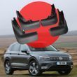 Брызговики на VW Tiguan с 2016 HAVOC полный комплект + комплект креплений