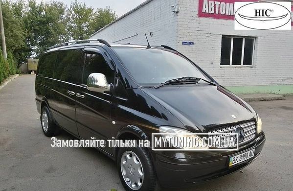 Дефлектори Hic накладні Mercedes Vito/Viano W-639 2003-2015 | Вітровики на скотчі HIC MB06
